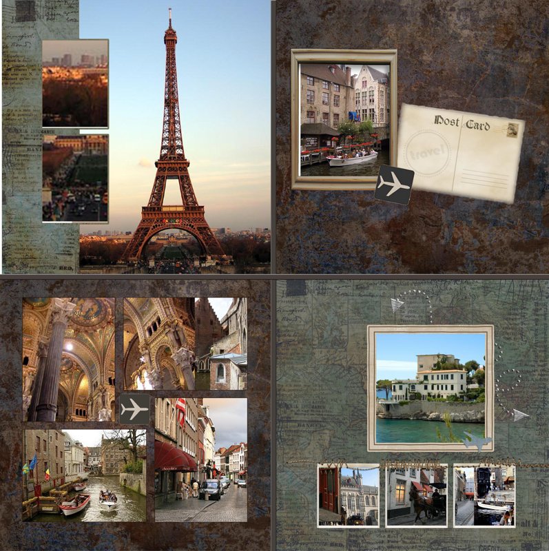 Travel 12x12 Template