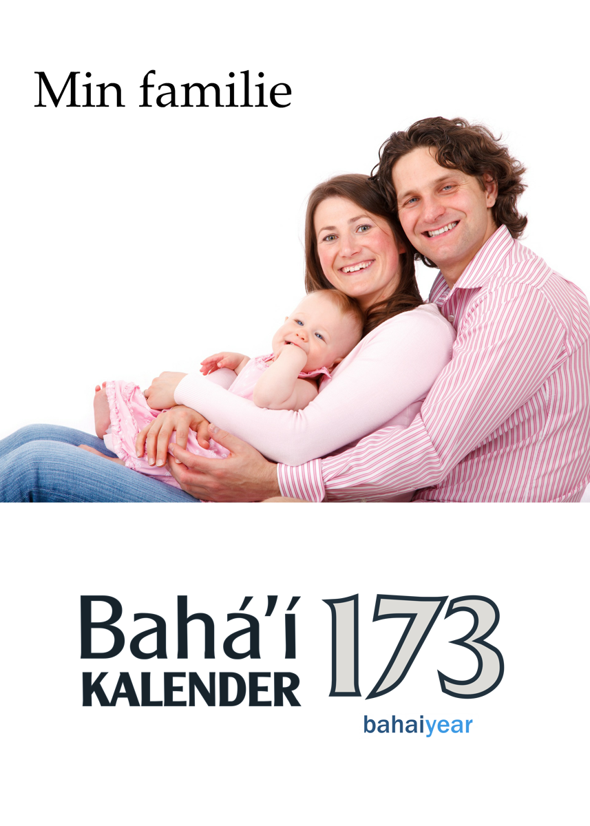 Bahá'í-veggkalender 173 NO Template