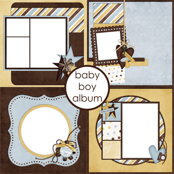 Baby Boy Album Template