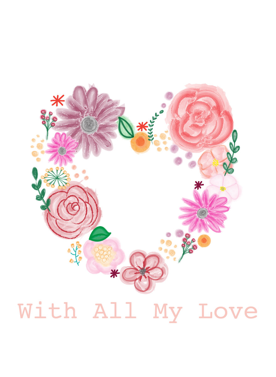 Floral Love Template