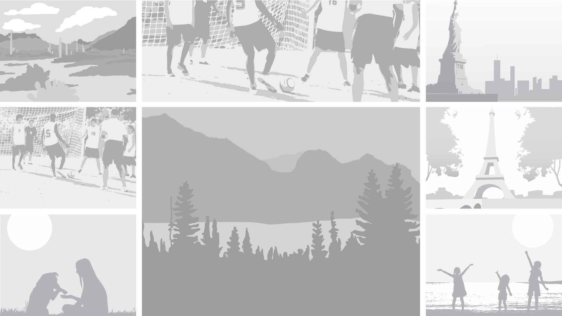 8-Up Collage Landscape Top