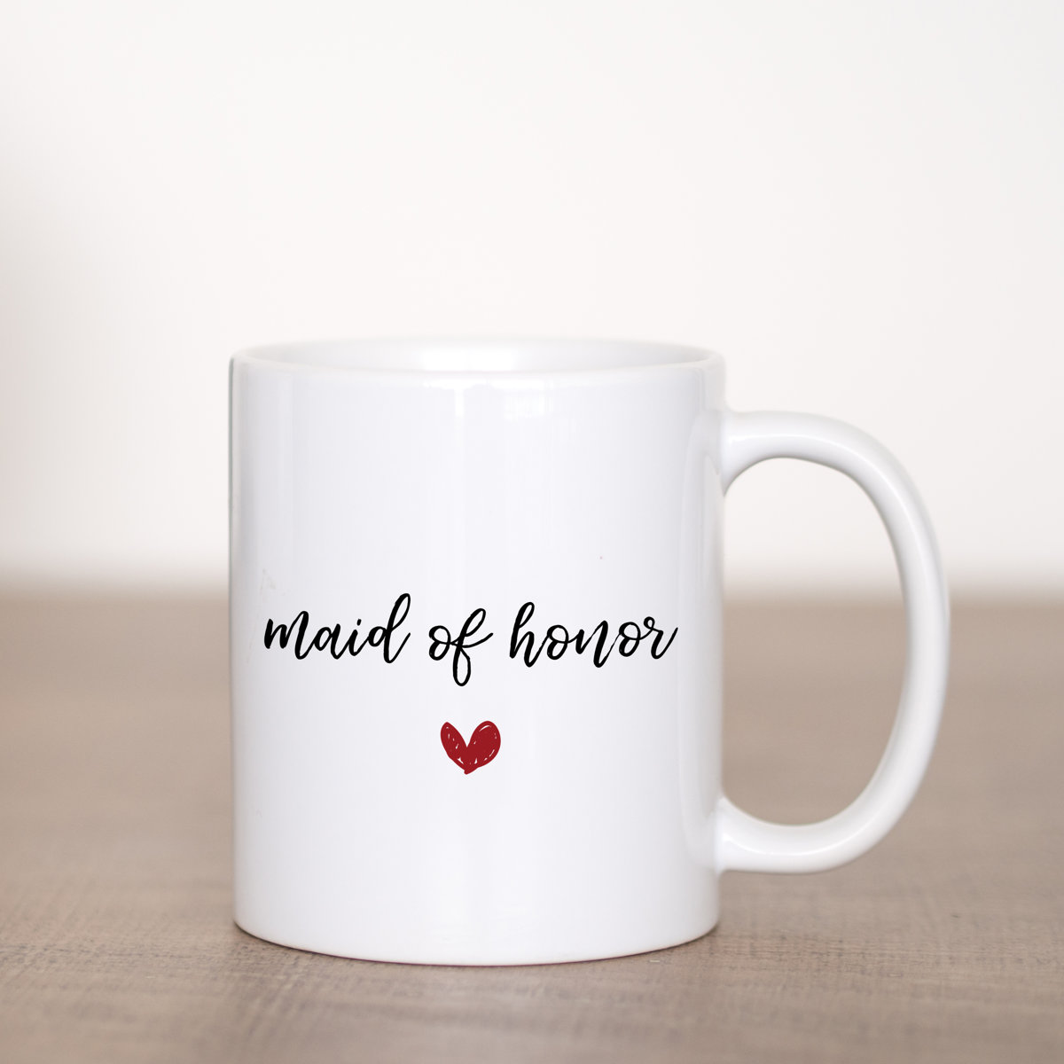 Wedding Party Gifts - Red Heart Template