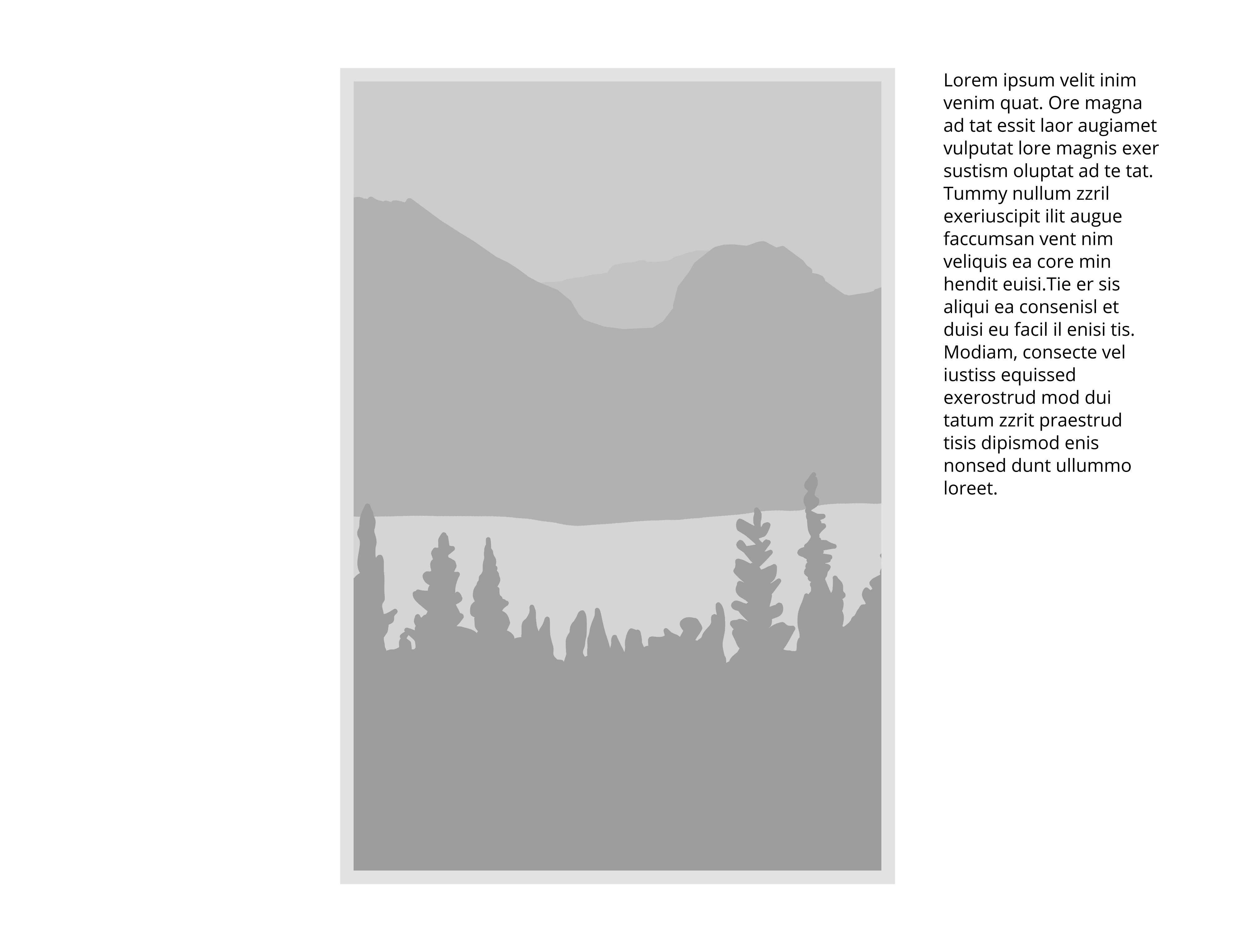 1-Up Portrait Text Right