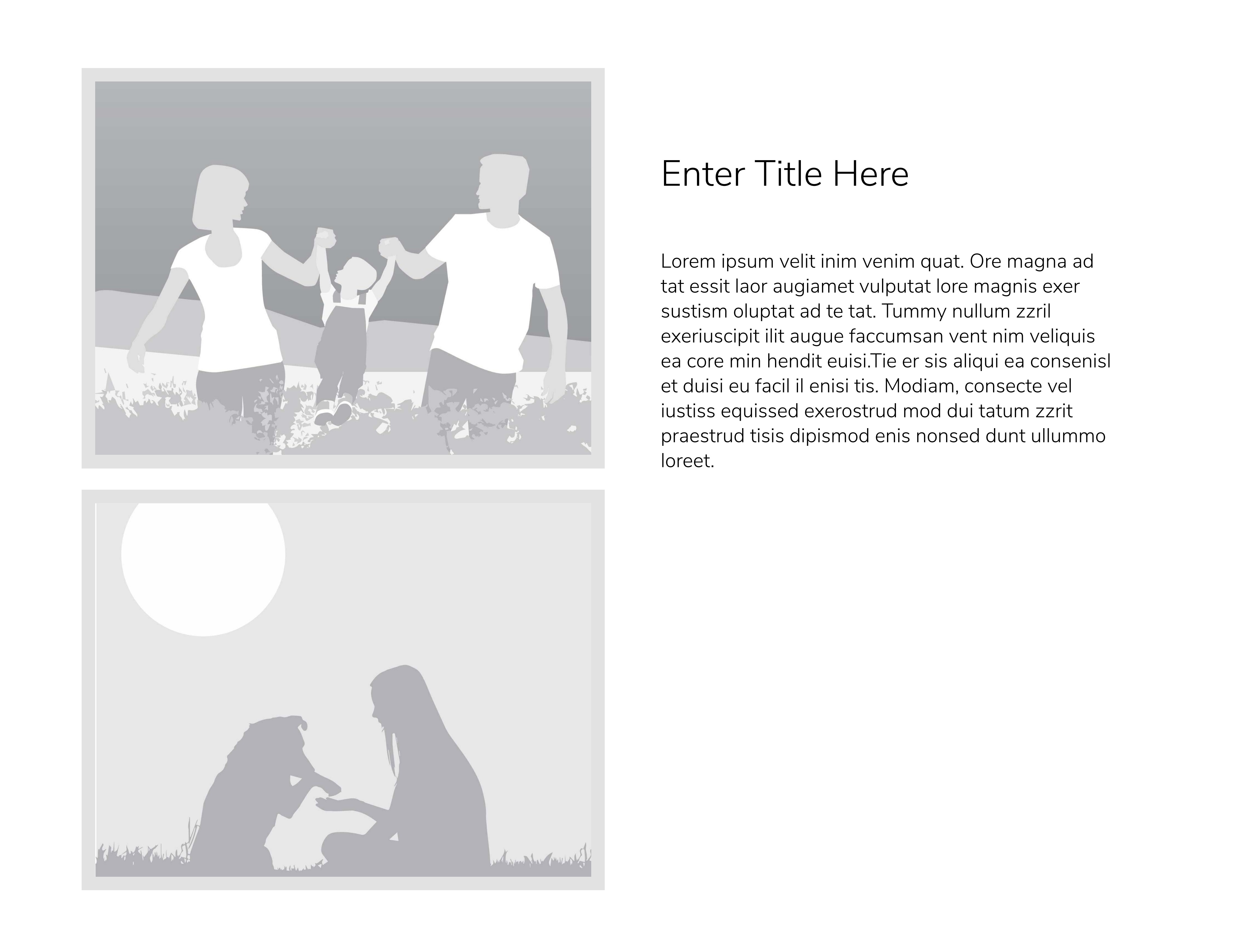 2-Up Landscapes Small Text