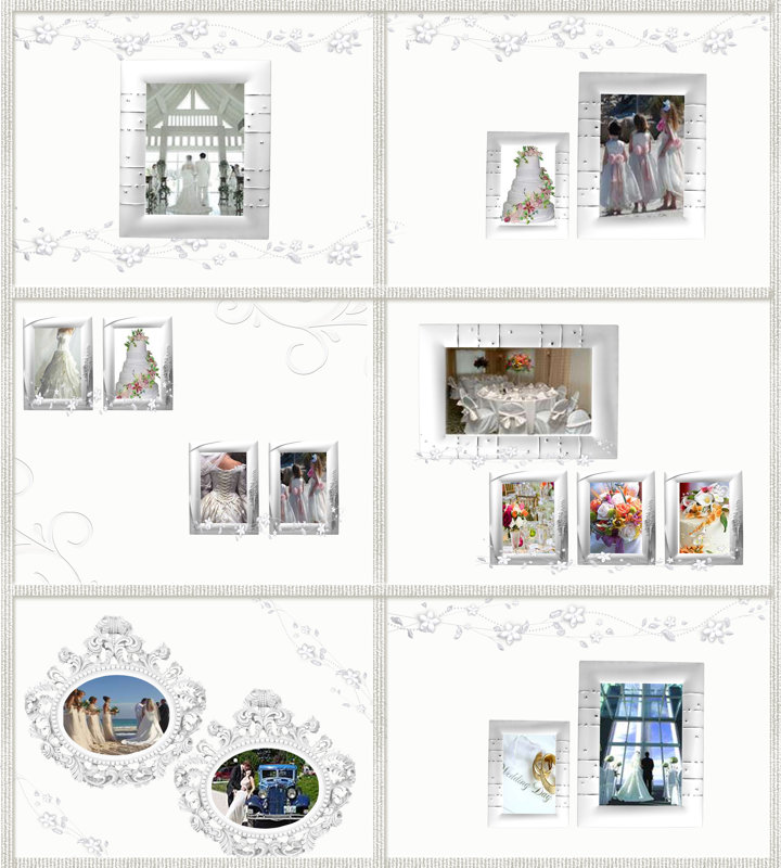 Wedding Bliss Truly White Template