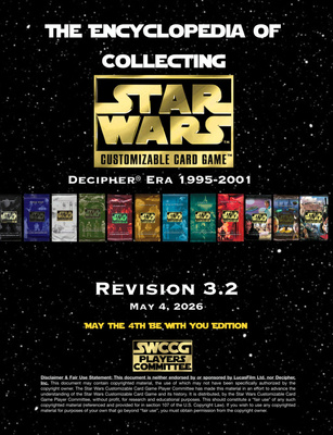 Star Wars CCG - The Encyclopedia of Collecting (V3.2) (No Lists)