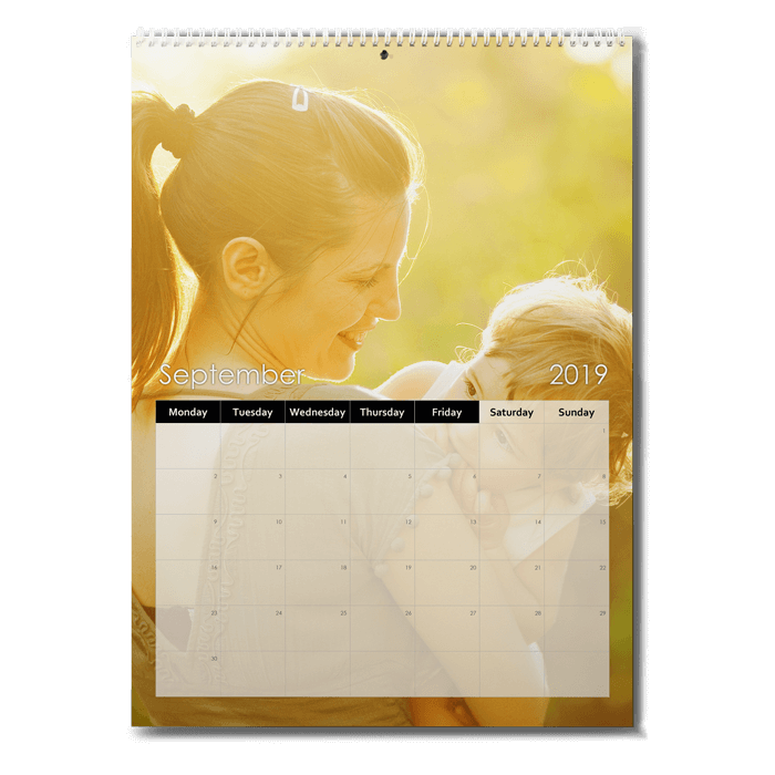 Spiral Bound Photo Calendar